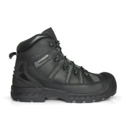 'Genuine Grip' Men's Trekker EH PR WP Comp Toe Hiker - Black