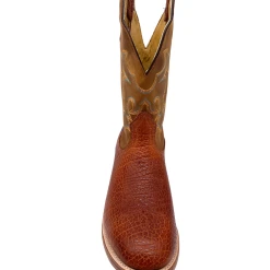 'Boulet' Men's 12" Western Round Toe - Utta Whisky / Grizzly Tan -cowboy shop 63273 1024x1024@2x