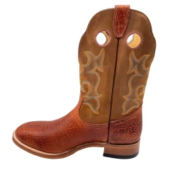 'Boulet' Men's 12" Western Round Toe - Utta Whisky / Grizzly Tan -cowboy shop 63276 1024x1024@2x