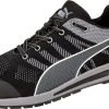 'Puma' Men's Elevate Knit ESD Comp Toe - Black / Gray / White