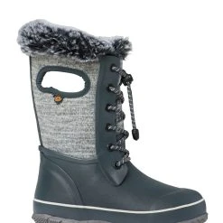 'BOGS' Kids' Arcata Knit Insulated WP Winter - Grey Multi