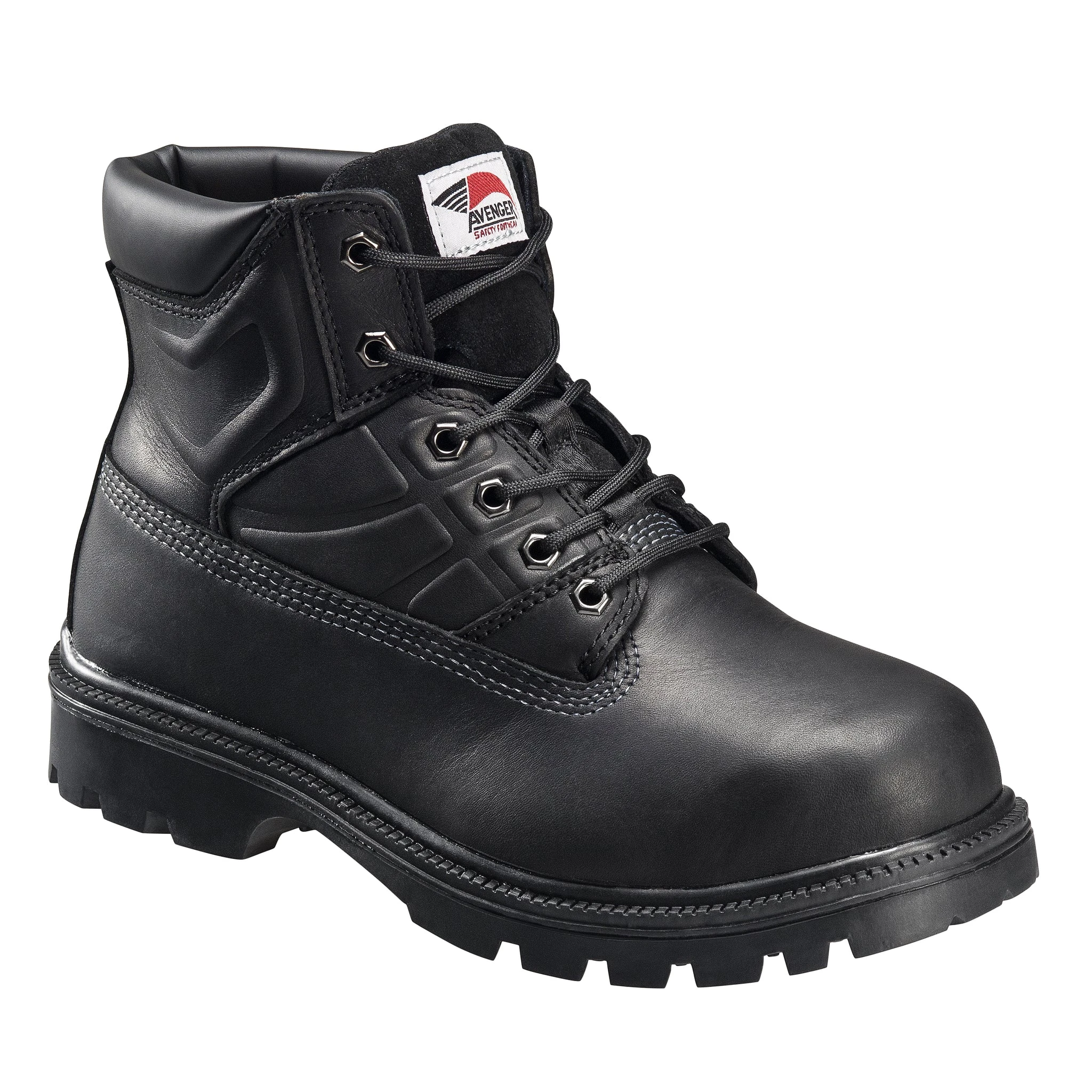 'Avenger' Men's 6" EH Internal Metguard Steel Toe - Black 3 'Avenger' Men's 6" EH Internal Metguard Steel Toe - Black