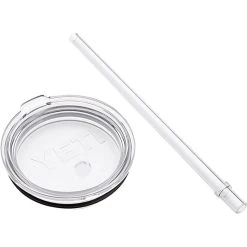 'YETI' 30 Oz. Rambler Tumbler Straw Lid - Clear