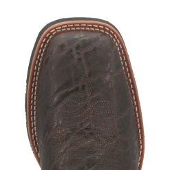 'Laredo' Men's 11" Dillon Western Square Toe - Brown -cowboy shop 7855 6 1024x1024@2x