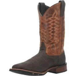 'Laredo' Men's 11" Dillon Western Square Toe - Brown -cowboy shop 7855 8 1024x1024@2x