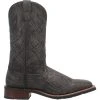 'Laredo' Men's 12" Axel Western Square Toe - Charcoal Black -cowboy shop 7927 2 1024x1024@2x