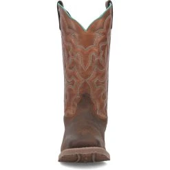 'Laredo' Men's 13" Odie Western Square Toe - Dark Brown -cowboy shop 7961 shdw 5 1024x1024@2x
