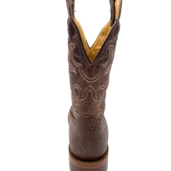 'Boulet' Men's 12" Roper Western Round Toe - Shoulder Noce Taurus / Organza Brown -cowboy shop 82092 1024x1024@2x