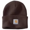 'Carhartt' Acrylic Knit Watch Hat - Dark Brown