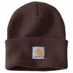'Carhartt' Acrylic Knit Watch Hat - Dark Brown