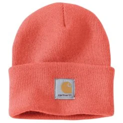 'Carhartt' Acrylic Watch Knit Hat - Electric Coral