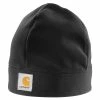 'Carhartt' Fleece Beanie - Black -cowboy shop A207 BLK S19 1024x1024@2x