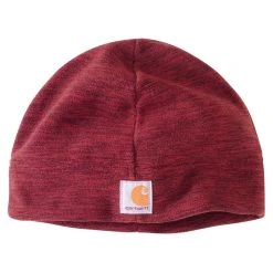 'Carhartt' Fleece Beanie - Oxblood