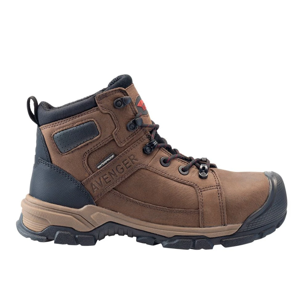 'Avenger' Men's Ripsaw EH PR WP Alloy Toe Hiker - Brown 8 'Avenger' Men's Ripsaw EH PR WP Alloy Toe Hiker - Brown - Image 6
