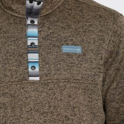 'Cinch' Men's 1/4 Snap Placket Pullover Sweater - Brown 5 'Cinch' Men's 1/4 Snap Placket Pullover Sweater - Brown -cowboy shop Brown Fleece Pullover Teal Mwk1534002 S 2 28849 1024x1024@2x