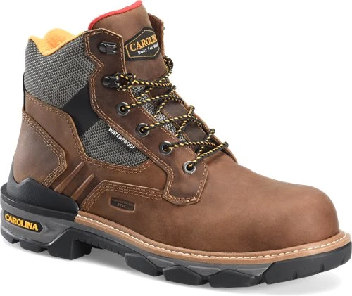 'Carolina' Men's 6" Cancellor EH WP Comp Toe - Brown 3 'Carolina' Men's 6" Cancellor EH WP Comp Toe - Brown