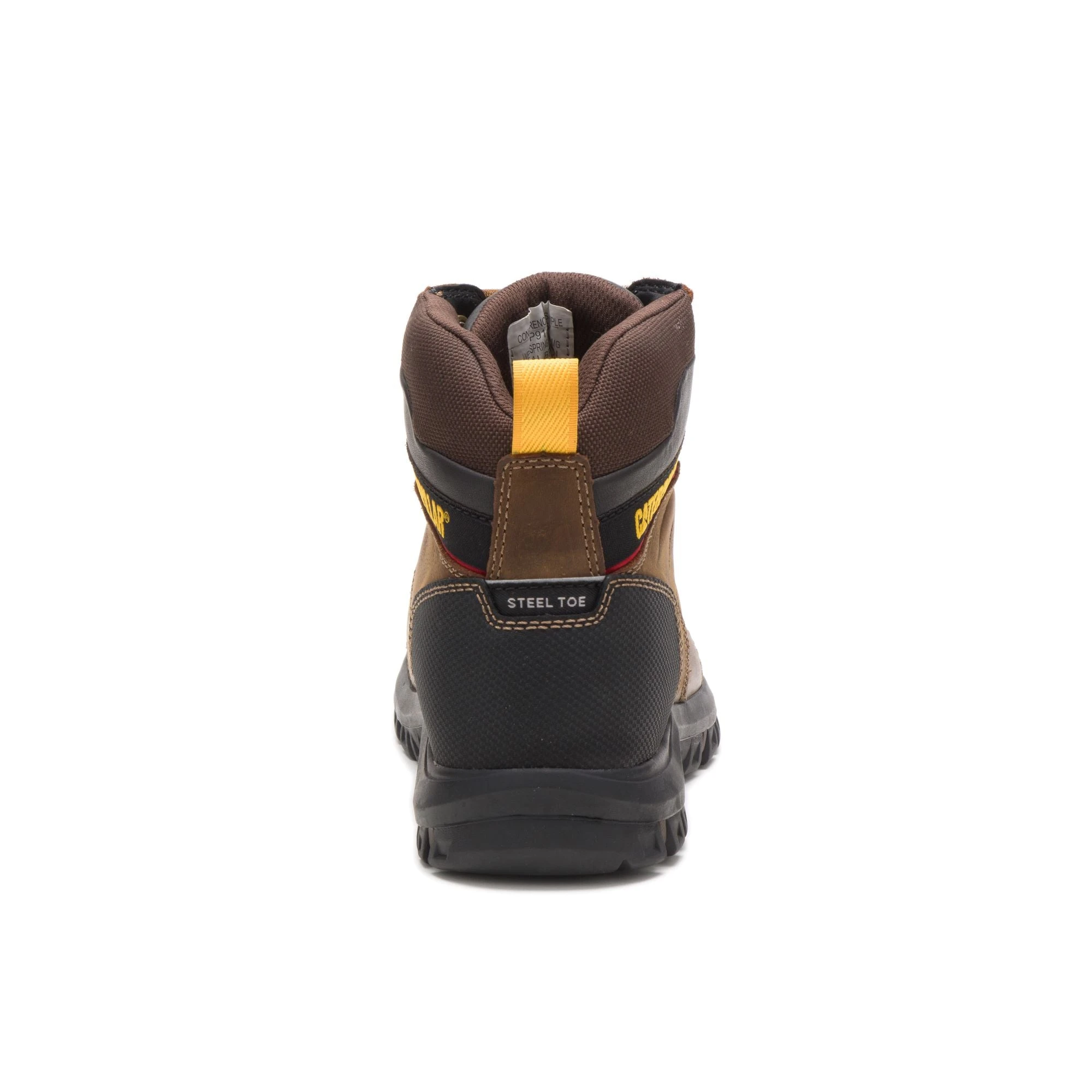 'Caterpillar' Men's 6" Wellspring WP, Met Guard, EH, Steel Toe - Brown / Black 5 'Caterpillar' Men's 6" Wellspring WP, Met Guard, EH, Steel Toe - Brown / Black - Image 3