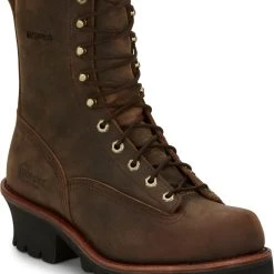 'Chippewa' Men's 8" Paladin Bay Apache WP Soft Toe - Brown -cowboy shop CHP 001 73100 1024x1024@2x