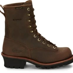 'Chippewa' Men's 8" Paladin Bay Apache WP Soft Toe - Brown -cowboy shop CHP 004 73100 3e81e6c2 3bbe 4f2a a178 13456118916c 1024x1024@2x