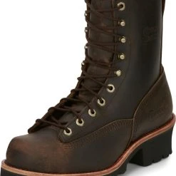 'Chippewa' Men's 8" Paladin Bay Apache WP Soft Toe - Brown -cowboy shop CHP 010 73100 1024x1024@2x