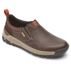 Dunham Footwear 'Dunham' Men's Glastonbury WP Slip On - Brown -cowboy shop CI5609 MAIN S 1024x1024@2x