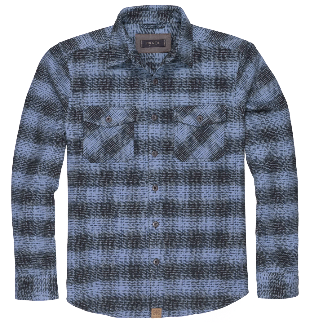 'Dakota Grizzly' Men's Briggs Flannel Button Down - Wave 3 'Dakota Grizzly' Men's Briggs Flannel Button Down - Wave