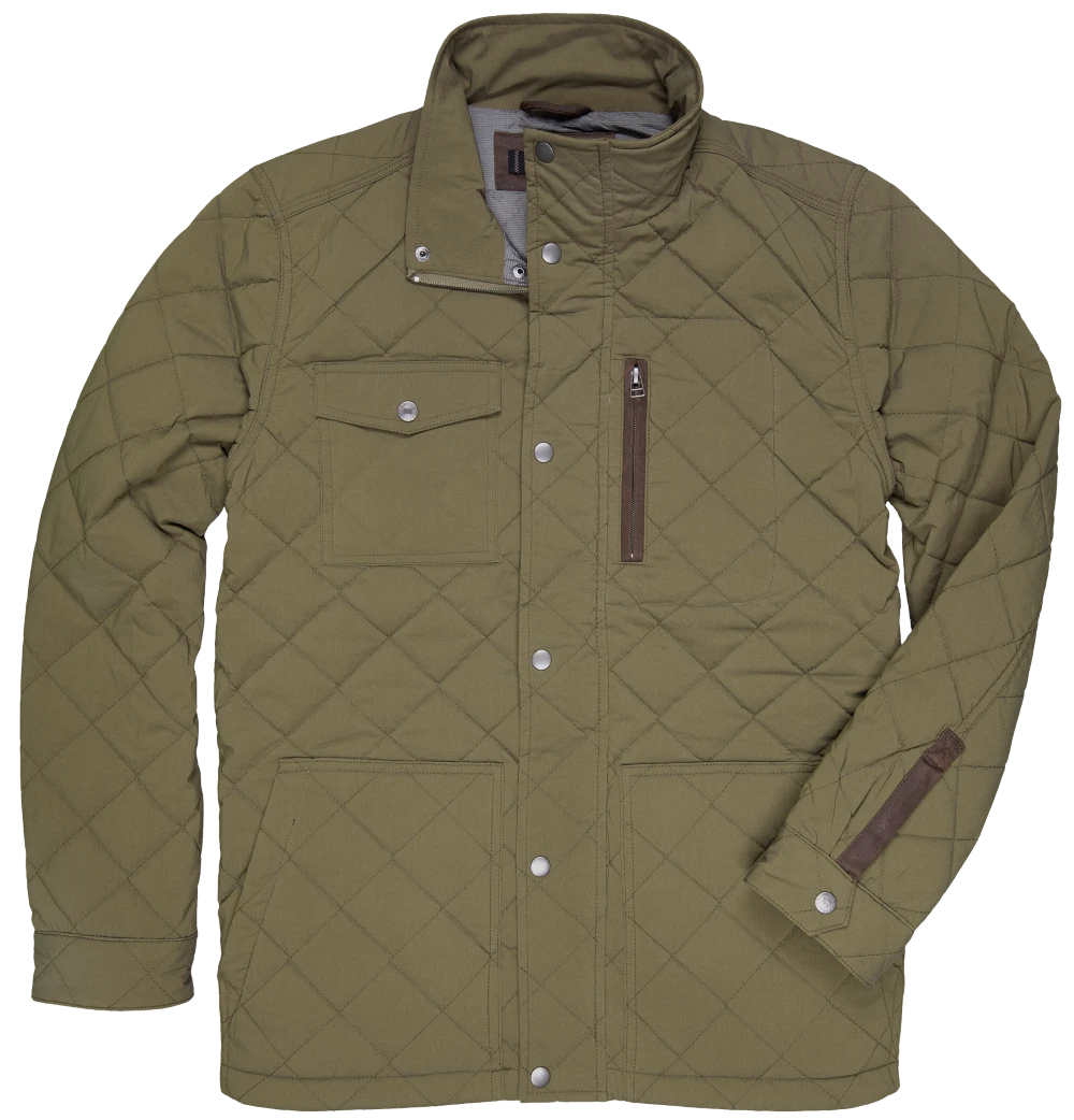 'Dakota Grizzly' Men's Thad Quilted Jacket - Beechnut 3 'Dakota Grizzly' Men's Thad Quilted Jacket - Beechnut