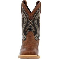 'Durango' Youth Lil' Rebel Pro Western Square Toe - Acorn / Black Onyx -cowboy shop DBT0237Y front 1024x1024@2x