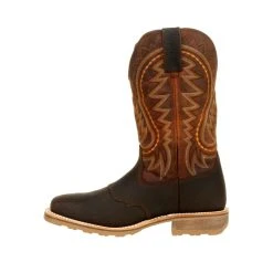 'Durango' Men's 12" Maverick Pro™ WP Western Work - Cimarron Brown -cowboy shop DDB0299 instep profile 1024x1024@2x