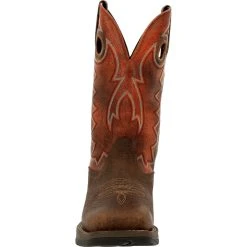 'Durango' Men's 12" REBEL Western Square Toe - CIMARRON BROWN 11 'Durango' Men's 12" REBEL Western Square Toe - CIMARRON BROWN -cowboy shop DDB0327 front 1024x1024@2x