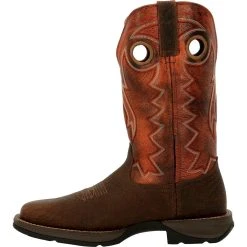 'Durango' Men's 12" REBEL Western Square Toe - CIMARRON BROWN 13 'Durango' Men's 12" REBEL Western Square Toe - CIMARRON BROWN -cowboy shop DDB0327 instep profile 1024x1024@2x