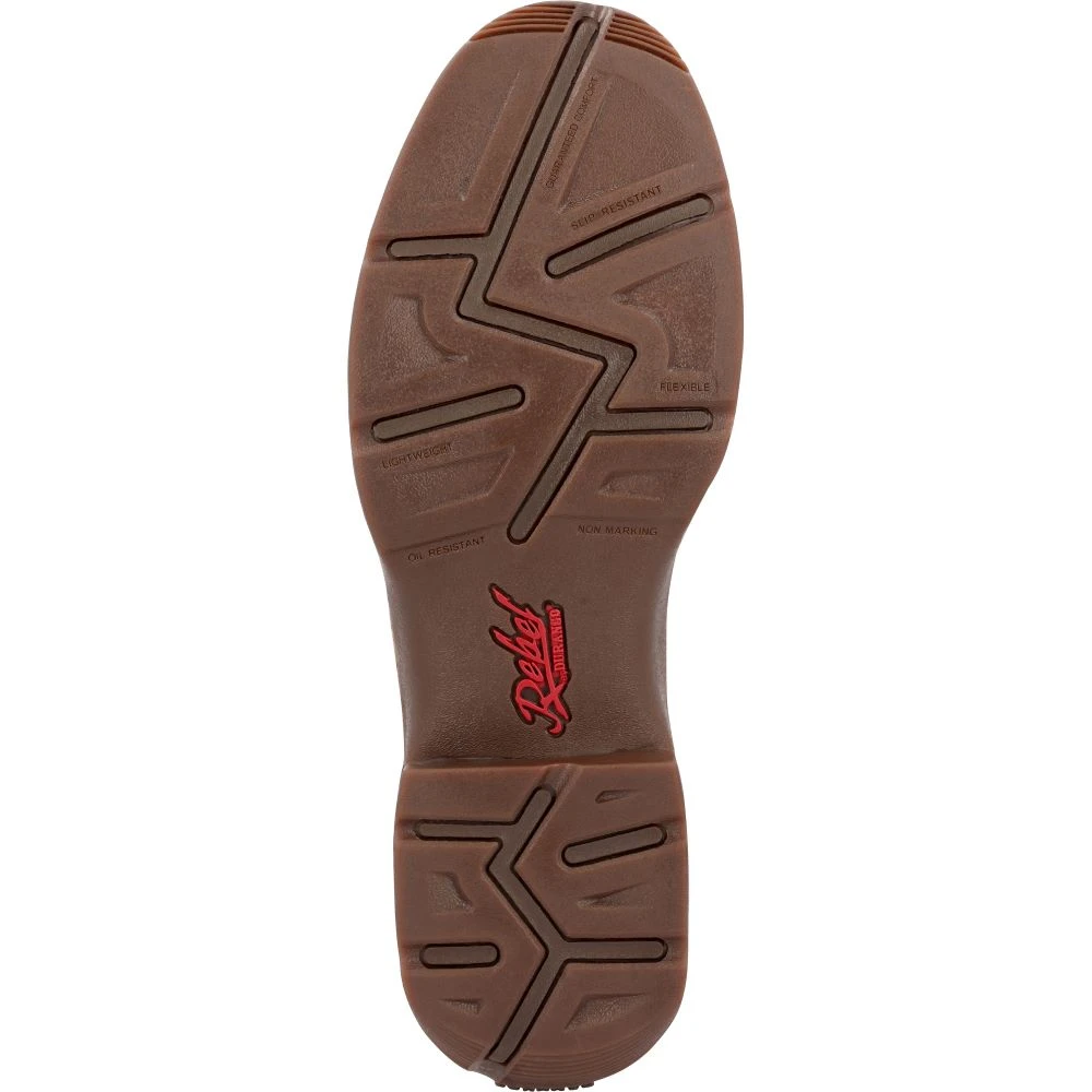 'Durango' Men's 12" Rebel Western Round Toe - Oak Bark / Midnight 5 'Durango' Men's 12" Rebel Western Round Toe - Oak Bark / Midnight - Image 3