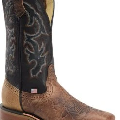 'Double H' Men's 12" Grissom SR Square Toe I.C.E. ™ Roper - Kenia Cognac / Summer Tan / Black 14 'Double H' Men's 12" Grissom SR Square Toe I.C.E. ™ Roper - Kenia Cognac / Summer Tan / Black -cowboy shop DH4644 500xauto 1024x1024@2x