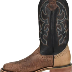 'Double H' Men's 12" Grissom SR Square Toe I.C.E. ™ Roper - Kenia Cognac / Summer Tan / Black 15 'Double H' Men's 12" Grissom SR Square Toe I.C.E. ™ Roper - Kenia Cognac / Summer Tan / Black -cowboy shop DH4644 500xauto Instep 1024x1024@2x