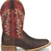 'Double H' Men's 12" Clifton Western Square Toe Roper - Buckskin / Red -cowboy shop DH6017 500xauto Profile 1024x1024@2x