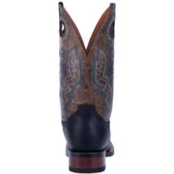 Dan Post Boot Co 'Dan Post' Men's 11" Deuce Western Wide Square Toe - Black / Brown -cowboy shop DP4558 4 1024x1024@2x