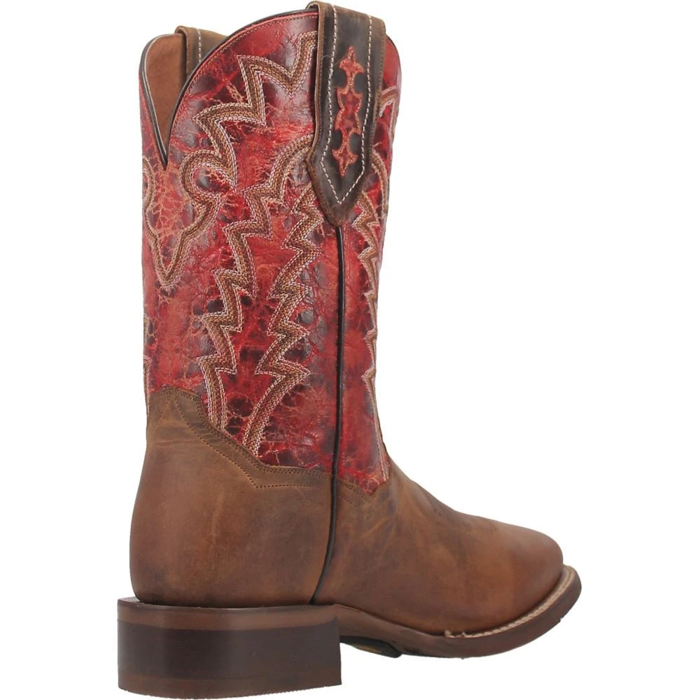 Dan Post Boot Co 'Dan Post' Men's 11" Killeen Western Square Toe - Tan / Red 10 Dan Post Boot Co 'Dan Post' Men's 11" Killeen Western Square Toe - Tan / Red - Image 8