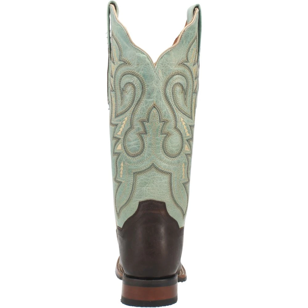 Dan Post Boot Co 'Dan Post' Women's 13" Malani Square Toe - Chocolate / Mint 7 Dan Post Boot Co 'Dan Post' Women's 13" Malani Square Toe - Chocolate / Mint - Image 5