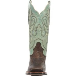 Dan Post Boot Co 'Dan Post' Women's 13" Malani Square Toe - Chocolate / Mint 12 Dan Post Boot Co 'Dan Post' Women's 13" Malani Square Toe - Chocolate / Mint -cowboy shop DP4892 5 1024x1024@2x