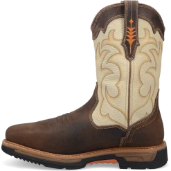 Dan Post Boot Co 'Dan Post' Men's 11" Storm Tide EH WP Western Square Toe - Bone / Brown 15 Dan Post Boot Co 'Dan Post' Men's 11" Storm Tide EH WP Western Square Toe - Bone / Brown -cowboy shop DP56411 shdw 3 1024x1024@2x