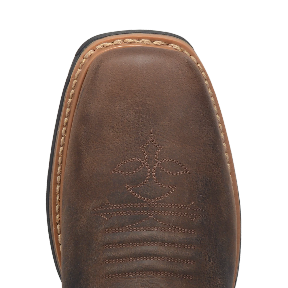 Dan Post Boot Co 'Dan Post' Men's 11" Storm Tide EH WP Western Square Toe - Bone / Brown 5 Dan Post Boot Co 'Dan Post' Men's 11" Storm Tide EH WP Western Square Toe - Bone / Brown - Image 3