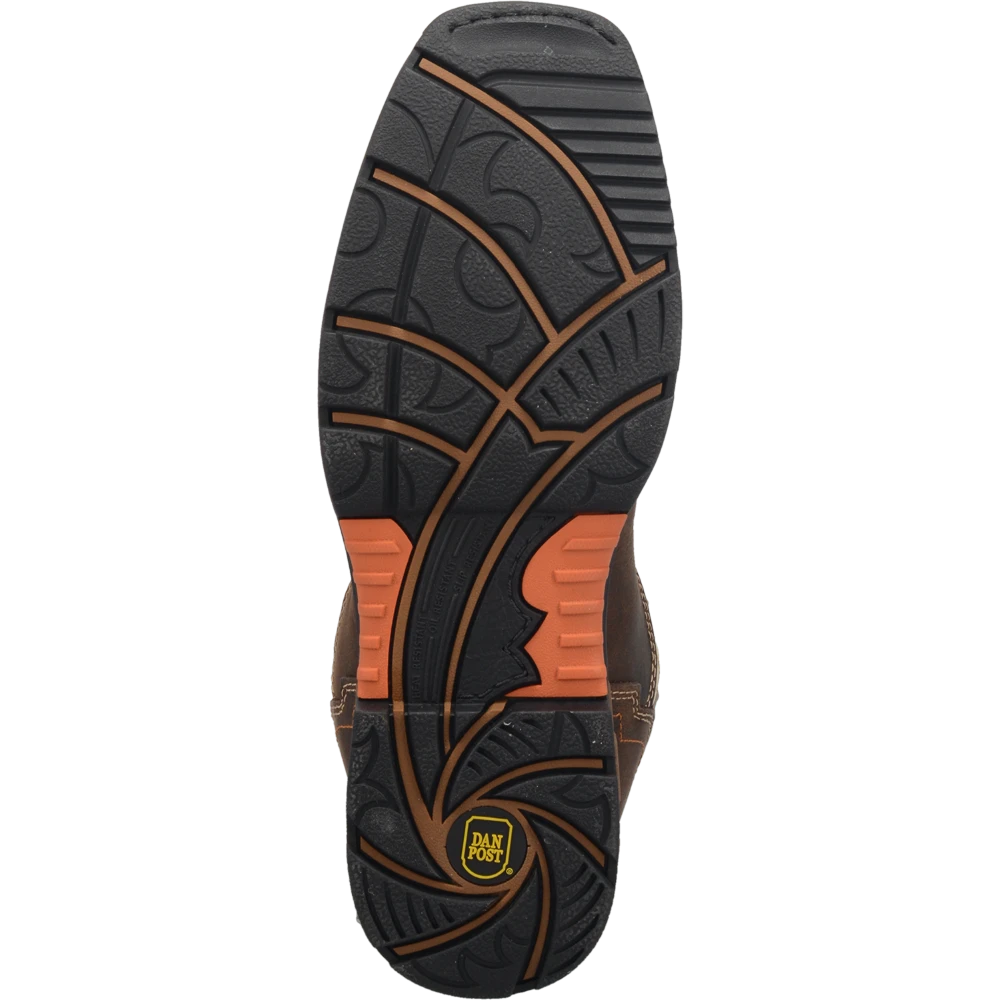 Dan Post Boot Co 'Dan Post' Men's 11" Storm Tide EH WP Western Square Toe - Bone / Brown 6 Dan Post Boot Co 'Dan Post' Men's 11" Storm Tide EH WP Western Square Toe - Bone / Brown - Image 4