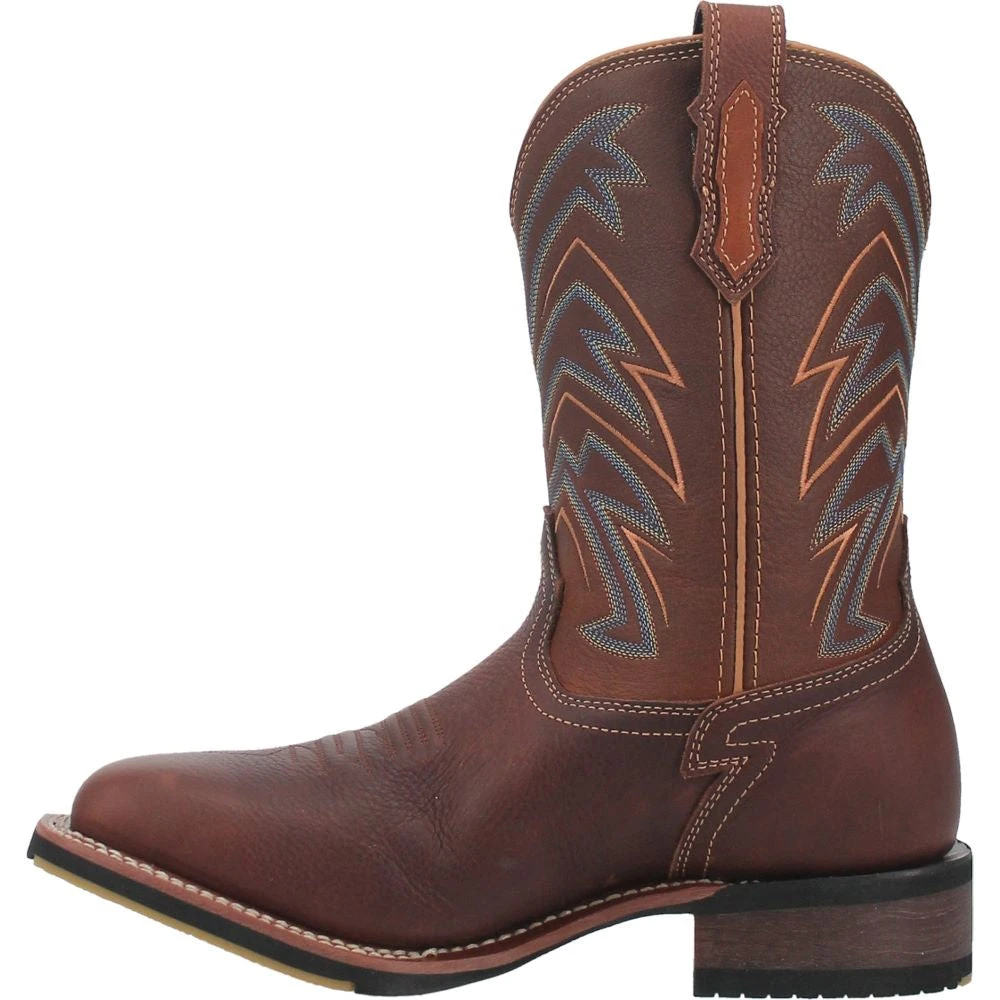 Dan Post Boot Co 'Dan Post' Men's 11" Arrowhead Western Square Toe - Chocolate 8 Dan Post Boot Co 'Dan Post' Men's 11" Arrowhead Western Square Toe - Chocolate - Image 6