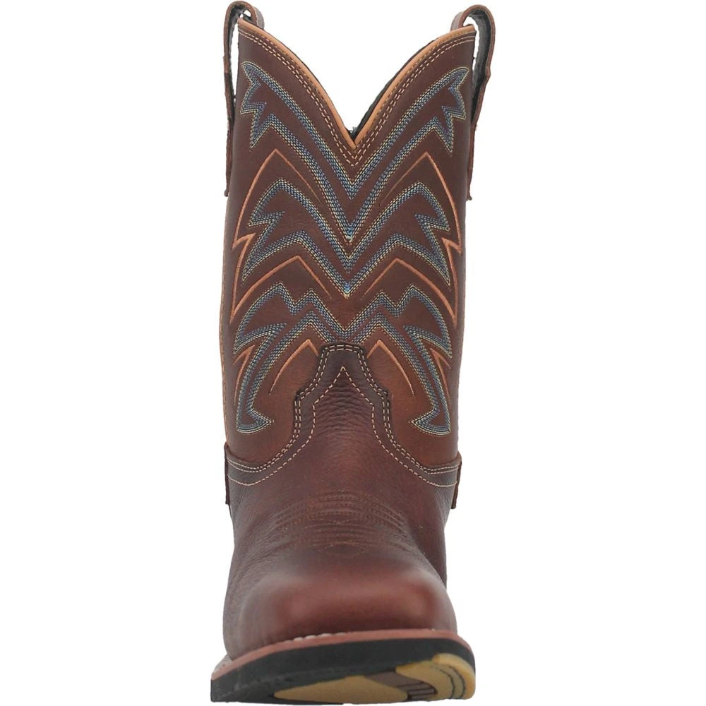 Dan Post Boot Co 'Dan Post' Men's 11" Arrowhead Western Square Toe - Chocolate 6 Dan Post Boot Co 'Dan Post' Men's 11" Arrowhead Western Square Toe - Chocolate - Image 4