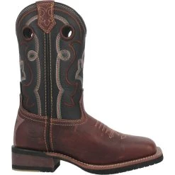 Dan Post Boot Co 'Dan Post' Women's 11" Jesse Western Square Toe - Brown / Black