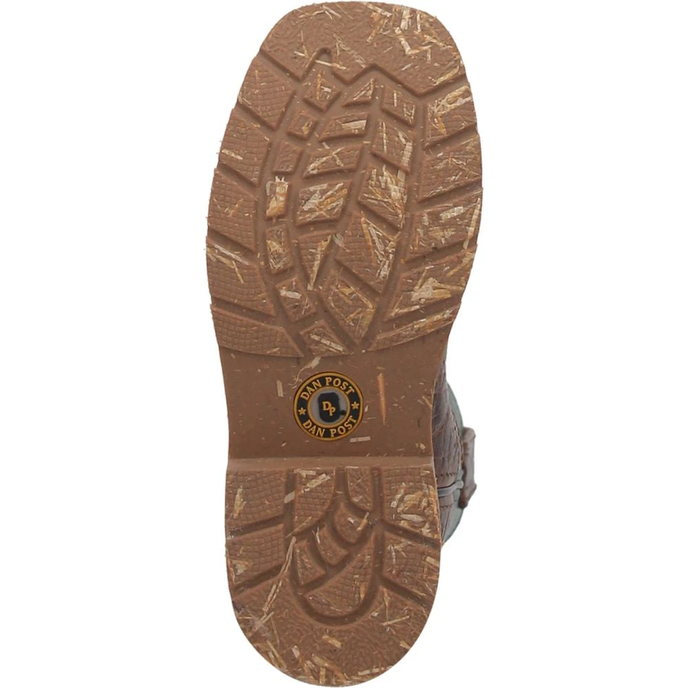 Dan Post Boot Co 'Dan Post' Children's 8" Lil' Bisbee Western Square Toe - Brown / Blue 5 Dan Post Boot Co 'Dan Post' Children's 8" Lil' Bisbee Western Square Toe - Brown / Blue - Image 3