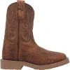 Dan Post Boot Co 'Dan Post' Children's 8" Durant Jr. Western Square Toe - Rust Brown (Sizes 8.5C-3Y) -cowboy shop DPC2926 2 1024x1024@2x