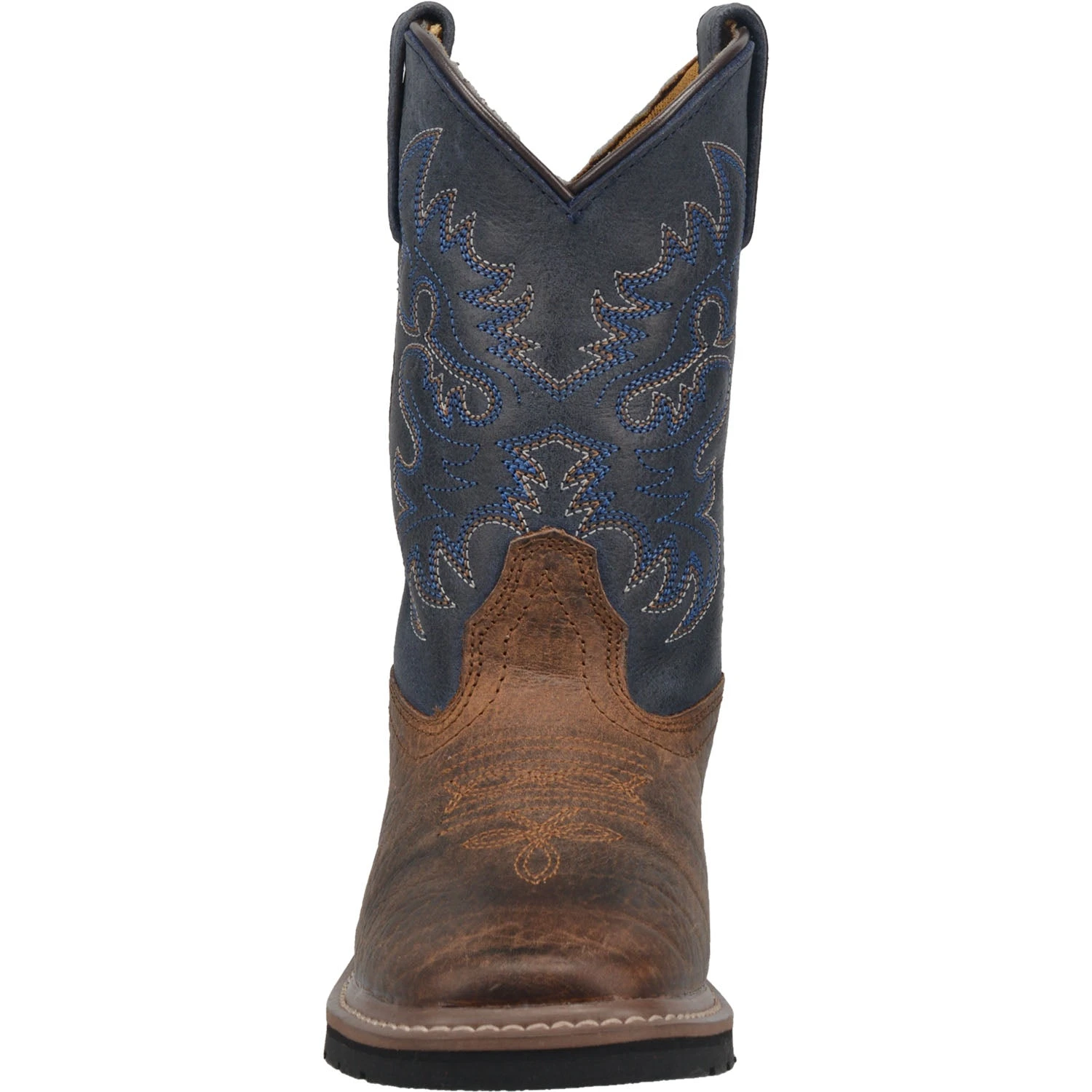 Dan Post Boot Co 'Dan Post' Kids' 8" Brantley Western - Brown / Blue (Sizes 8.5C-3Y) 7 Dan Post Boot Co 'Dan Post' Kids' 8" Brantley Western - Brown / Blue (Sizes 8.5C-3Y) - Image 5