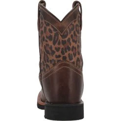 Dan Post Boot Co 'Dan Post' Youth 9" Makucha Leopard Western Square Toe - Tan / Multi (Sizes 3Y-6Y) -cowboy shop DPC3951 4 1024x1024@2x