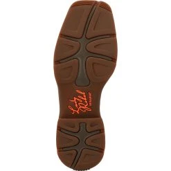 'Durango' Women's 11" Rebel Pro Western Square Toe - Chestnut 11 'Durango' Women's 11" Rebel Pro Western Square Toe - Chestnut -cowboy shop DRD0407 outsole 1024x1024@2x